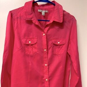 Old Navy Light Cotton Fuchsia Women’s Large Blouse